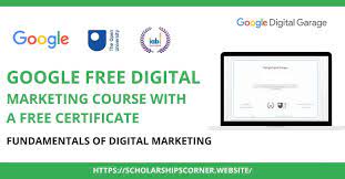 free online marketing courses with certificates google