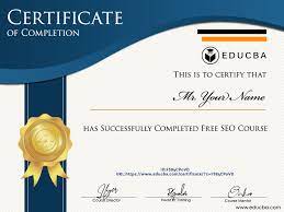 seo free course with certificate