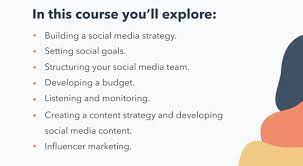 social media marketing online course