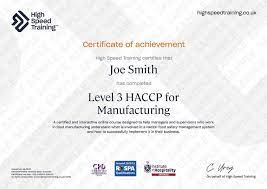 haccp training online