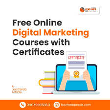 free marketing courses with certificates