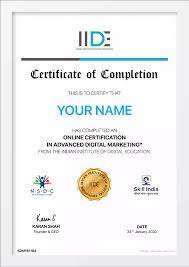 online marketing certificate