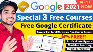 google online courses free with certificate 2021