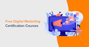 online free digital marketing course with certificate